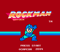 Rockman Gaiden Title Screen